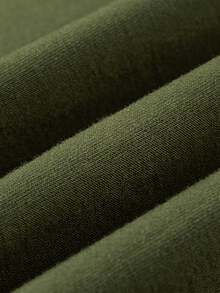 Men's Casual Crew Neck Lightweight Long Sleeve T-Shirt Suitable For Casual Sports And Commuting - Army Green - View 4