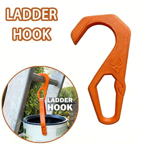 Ganchos para escalera de uso doméstico, convenientes para reparar paredes y techos, evitan subir y bajar la escalera con frecuencia, convenientes para colocar herramientas de mantenimiento, ganchos para escalera de pintura de pared, ganchos para escalera de pintura
