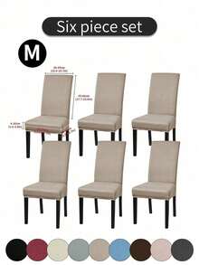 1pc/4pcs/6pcs/10pcs Elastic Soft Parsons Dining Chair Covers, Removable And Washable Universal Fit For Kitchen And Dining Room Chairs, Spring/Summer Green Leaf Print, Furniture Protection And Home Decor, Create Festive Atmosphere For Dining Room, Living Room And Kitchen Chairs - Multicolor - View 47