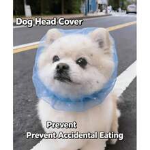 4pcs Cute & Delicate Dog Muzzles, Breathable Mesh Face Masks For Dogs, Prevent Accidental Ingestion And Licking, Outdoor Dog Walking Safety, Comfortable And Breathable, Suitable For Pomeranian And Bichon Frise And Other Small To Medium Dogs, Designed To Prevent Pets From Licking - Multicolor - View 6