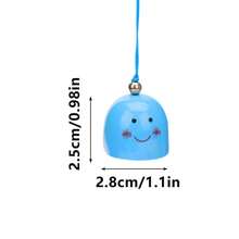 4 pezzi di campanelli a vento di colore casuale con accessori completi, campanello a vento appeso con faccia sorridente, cordino e campanelli in metallo, kit fai-da-te di campanelli a vento in metallo con suono cristallino, decorazione per esterno, patio e casa per decorazioni festive - A - Visualizzare 2