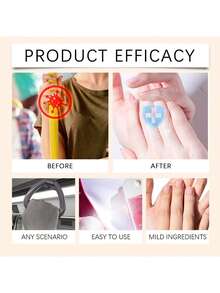 Spray desinfectante de manos portátil de 45ml con múltiples sabores, spray desinfectante de manos 3 en 1, spray suave sin enjuague de secado rápido, ayuda a mantener la piel suave, adecuado para higiene móvil - spray antibacteriano suave, adecuado para catering, mascotas, viajes, uso al aire libre y en el hogar - A - Ver 8
