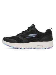 Skechers Women's Running Shoes GO RUN CONSISTENT Lightweight Mesh Breathable Casual Sports Running Shoes 128292-BKLV - Black/Lavender - View 1