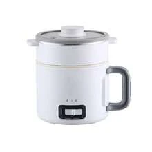 OCTAVO 1L Mini Electric Hot Pot With Steamer, 450W-500W Portable Electric Cooker, 2 Heat Settings, Compact Cooking Pot For Dorm Room, Rental Apartment, Ramen, Soup & Back-To-School Meals - US B Type Plug(110-127V) - View 10