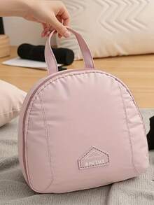 Polyester Zippered Compartment Storage Bag, Portable Washable Underwear Socks Clothing Organizer, Compact Design, Pink And Beige Available - Multicolor - View 14