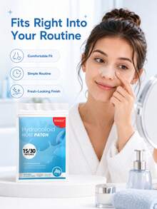 30pcs Gentle Skin-Friendly Mint Scented Nasal Strips For Nighttime Sleep Comfort And Refreshing Nasal Care, Breathable Sweat-Resistant Material With No Special Odor - 30PCS - View 3