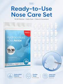30pcs Gentle Skin-Friendly Mint Scented Nasal Strips For Nighttime Sleep Comfort And Refreshing Nasal Care, Breathable Sweat-Resistant Material With No Special Odor - 30PCS - View 4