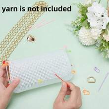 Bag Accessories Plastic Mesh Set Handmade White Crochet Bag DIY Handmade Bag Set - Set - View 10