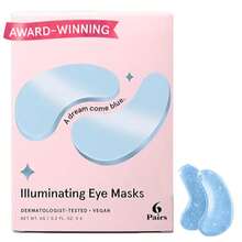 6 Lightening And Brightening Eye Masks To Reduce Dark Circles, Eye Puffiness, Eye Bags, Wrinkles, Gel Eye Masks, Nurse's Gift, Vegetarian And Cruelty-Free Self-Care - 藍色 - 查看 1