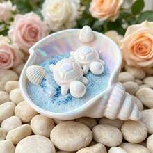 2pcs DIY Resin Liquid Mold Set, Spiral Shell Jewelry Tray & 3D Turtle Silicone Mold Set, Suitable For Resin, Gypsum, Cement, Home Decor, Handicrafts, Aromatherapy Candle Ornaments, Reusable, Easy To Demold, Holiday, Birthday Gift. Casting Silicone Mold. - Silicone Mold - View 4
