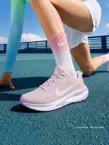 Women's W NIKE JOURNEY RUN Running Shoes Low-Top FJ7765-502 - Baby Pink - View 2
