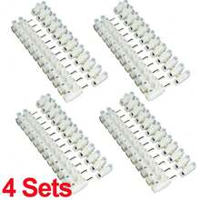 4X 6A 12 Way Block Plug In Terminal Strips Connector Blocks Male And Female 6amp - Star - View 11