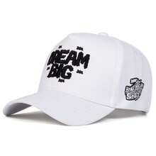 1pc Men's DREAM BIG Trucker Hat, Personalized Letter Embroidery Baseball Cap, Street Fashion 5-Panel Hat, Outdoor Sun Protection Casual Cap For Spring/Autumn Travel, Beach Vacation - Multicolor - View 3
