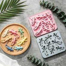 3pcs/Set 8-Cavity Lizard Gecko Silicone Mold, DIY Tool For Exotic Pet Lovers, Reptile Themed Aromatherapy Candle, Plaster, Resin, Car Decor, Handmade Souvenir - 3PCS - View 4