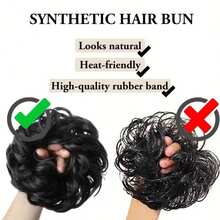 This Elegant Hair Scrunchie Is Perfect For Women, Helping You Easily Create A Fluffy, Messy Donut Bun, And Is Super Convenient To Wear - Multicolor - View 7