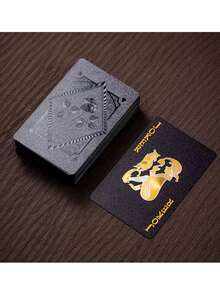 1 Deck "Black Rose" Playing Cards, Suitable For Creative Travel Gifts, Party Games, Magic Performances And Family Entertainment, Ideal Choice For Game Night, Perfect For Birthday, Christmas, New Year, Halloween And Thanksgiving Occasions - One Size Fits All - View 11