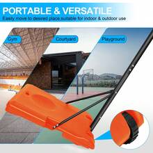 Portable Basketball Goal System With Stable Base And Wheels, Use For Indoor Outdoor Teenagers Youth Height Adjustable 5.6 To 7ft Basketball Hoop 28 Inch Backboard - Orange + Iron - View 4