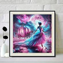 DIY Diamond Painting Kit, Round Acrylic Diamonds, Mosaic Art Craft, Suitable For Adult Beginners To Relax And Decompress, Home Wall Decor, Ideal Gift For Christmas And Halloween - round diamond - View 4