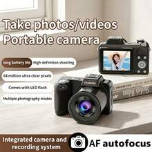 5K High Resolution Digital Camera, 21MP Actual Pixels, 16x Digital Zoom, Anti-Shake Beauty Vlog Camera, With 2.8-Inch Screen, Supports External Fill Light, 8 Scene Modes, Suitable For Beginner Photography - View 4