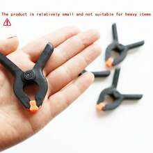10pcs Mini A-Type Woodworking Clamps - Fixed Wood Board Solid Wood Clamps - Powerful Quick Right Angle Woodworking Clamps - Strong Clamps - Mold Fixing Panel Clamping Device Quick Spring Clamps Powerful Clamps - Type a Mini Woodworking Clips, 10-pack - View 4
