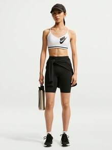 Nike Women's AS W NK INDY LS LOGO Sports Bra BRA-LIM9923-100 - Multicolor - View 6