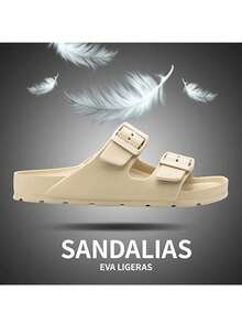 GETAC Women Flat Sandals - Beige - View 6