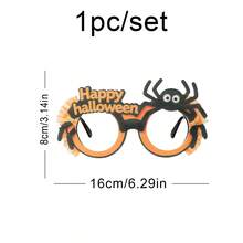 Halloween Party Costume Glasses, Pumpkin Spider Witch Bat Cute Funny Photo Props For Holiday Celebration - Multicolor - View 10