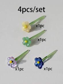 2 piezas/Set Escultura de flor de margarita de vidrio mini linda, flores de vidrio de colores, pequeño ramo con jarrón, decoración para mujeres, regalo del Día de la Madre, decoración del hogar, adorno de escritorio - A - Ver 12