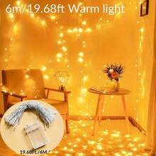 1pc Home Decor LED Fairy String Light,Bedroom Wall Decor Lights,Indoor Birthday Party Decoration String Lights,Outdoor Yard Tree Decor Lights - 均碼 - 查看 14
