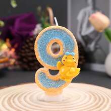 1pc Cute Little Yellow Duck Cartoon Candle Creative Handmade DIY Candle Birthday Party Cake Decoration 0-9 Candle - View 16