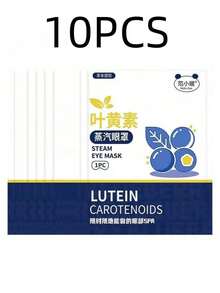 50pcs Lutein Steam Eye Masks, Constant Temperature Warm Compress Comfortable Eye Care, Soothe Body And Mind, Light-Blocking Eye Protection, Fragrance-Free, Suitable For Students, Back To School, Travel, Home Use, Sleep Eye Mask - White - View 8