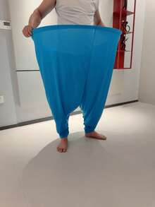 1件奶奶褲庭院遊戲，可拆卸大號彈性褲，適用於後院燒烤、派對、團隊接力賽、秋收節、戶外活動競賽、萬聖節、聖誕節、抓物遊戲、家庭聚會和團隊建設 - 彩色 - 查看 10