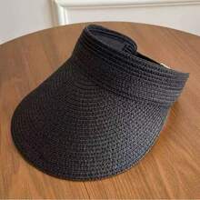 1 pieza Sombrero de sol de paja de rafia, color té - Multicolor - Ver 10