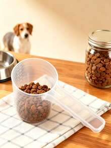 Plastic Measuring Cup, 50g, 3.38oz, With Scale, Multi-Purpose Pet Food Scoop, Suitable For Powder And Liquid, Transparent Measuring Cup, No Battery Required - Multicolor - View 10