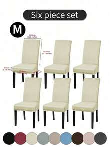 1pc/4pcs/6pcs/10pcs Elastic Soft Parsons Dining Chair Covers, Removable And Washable Universal Fit For Kitchen And Dining Room Chairs, Spring/Summer Green Leaf Print, Furniture Protection And Home Decor, Create Festive Atmosphere For Dining Room, Living Room And Kitchen Chairs - Multicolor - View 31