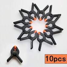 10pcs Mini A-Type Woodworking Clamps - Fixed Wood Board Solid Wood Clamps - Powerful Quick Right Angle Woodworking Clamps - Strong Clamps - Mold Fixing Panel Clamping Device Quick Spring Clamps Powerful Clamps - Type a Mini Woodworking Clips, 10-pack - View 6