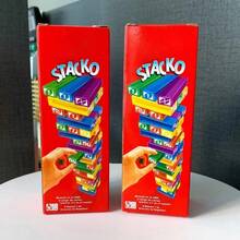 Stacko 卡牌桌遊 娛樂家庭撲克派對益智堆疊玩具 撲克牌 生日禮物 - 彩色 - 查看 1