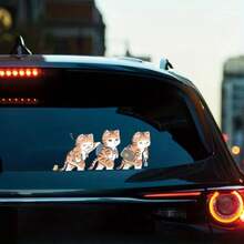 Cute Cat Stickers, Suitable For Cars And Motorcycles - Add Fun And Creative Decoration To Your Beloved Vehicle - Decorative Stickers - View 3