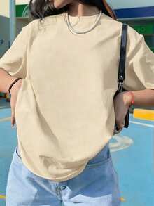 Women T-Shirts - Apricot - View 2