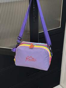 Dopamine Personalized Casual Versatile Shoulder Bag, Lightweight Casual Crossbody Bag, Multi Compartment Women's Bag, Suitable For Shopping Commuting - Multicolor - View 7