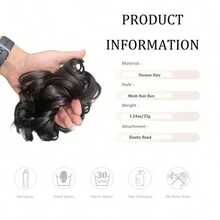 This Elegant Hair Scrunchie Is Perfect For Women, Helping You Easily Create A Fluffy, Messy Donut Bun, And Is Super Convenient To Wear - Multicolor - View 6