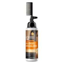 SUMIFANG Brazilian Keratin Straightening Cream, Hyaluronic Acid + Keratin Dual Repair For Dry And Frizzy Hair, Smooth And Shiny, Combines Straightening And Repair Functions, Tangle-Free Daily Styling, 268ml - Straightening Comb - View 12