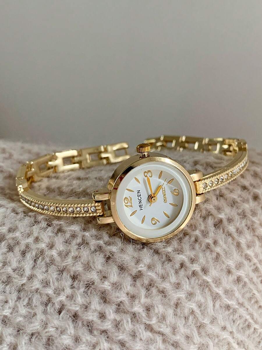 Women's Quartz Watch, Exquisite & Fashionable Medieval Style, Suitable For Daily Wear And Commuting, Gift - Gold - View 1
