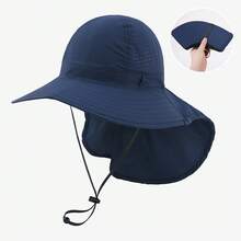 1pc Women's Summer Foldable Bucket Hat, Breathable Sun Protection Hat For Outdoor Hiking, Beach Vacation Wear - Multicolor - View 19