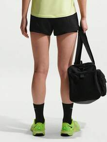 Nike Dri-FIT One 女款快乾中腰內層緊身 2 合 1 運動短褲 DX6013-013 - 黑色 - 查看 2