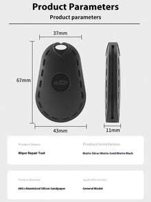 Alat Perbaikan Wiper Mobil yang Dapat Digunakan Kembali, Tanpa Bekas, Bahan ABS Tahan Lama, Memperpanjang Umur Wiper Hingga 3 Kali Lipat, Ringkas dan Mudah Disimpan, Aksesori Perawatan Mobil | Pemasangan Mudah, Cocok untuk Berbagai Model Wiper - A - View 7