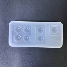 Pill Mold Resin Casting Mold Silicone Mold Accessories Resin Liquid Mold Resin Keychain Silicone Mold Resin Mold - White - View 3
