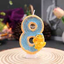 1pc Cute Little Yellow Duck Cartoon Candle Creative Handmade DIY Candle Birthday Party Cake Decoration 0-9 Candle - View 17