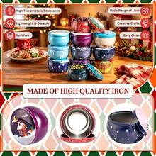 Christmas DIY Candle Making Complete Kit 44pcs, Includes 4 Christmas Pattern Candle Jars With Lids And 40pcs Full Set Of Accessories, Suitable For Making Scented Candles, Creating A Warm Holiday Atmosphere - 44pcs/4 Sets/No. 2 - View 5