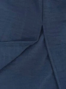 时尚女士休闲中长连衣裙，船领设计，七分袖，直筒下摆，优雅大方。 - 寶藍色 - 查看 6